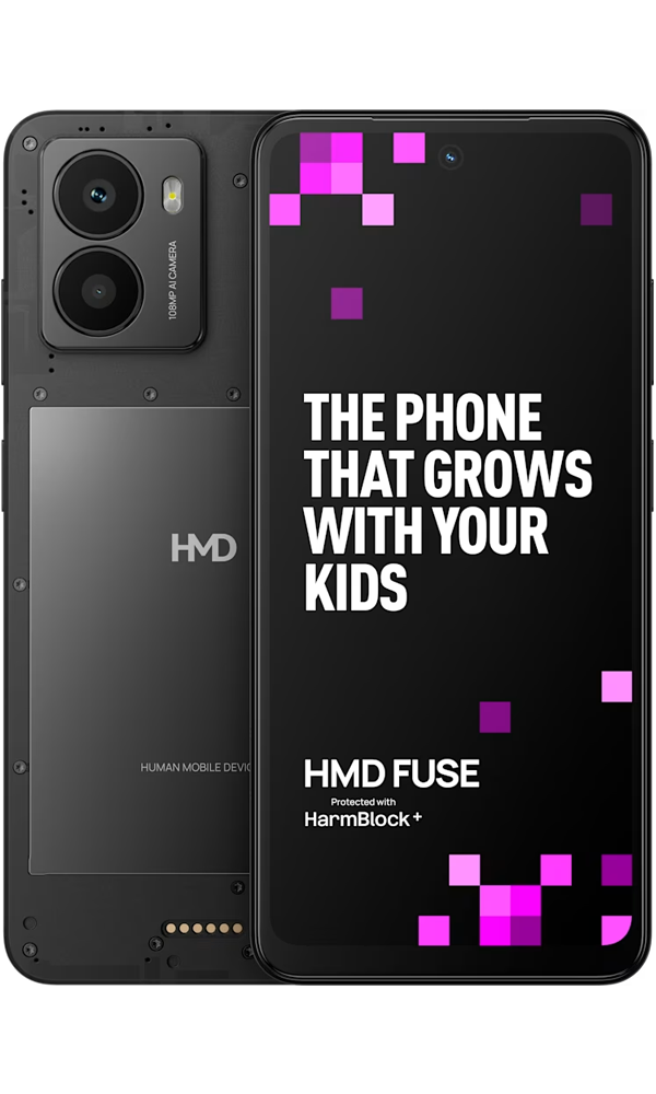 HMD Fuse Noir back view